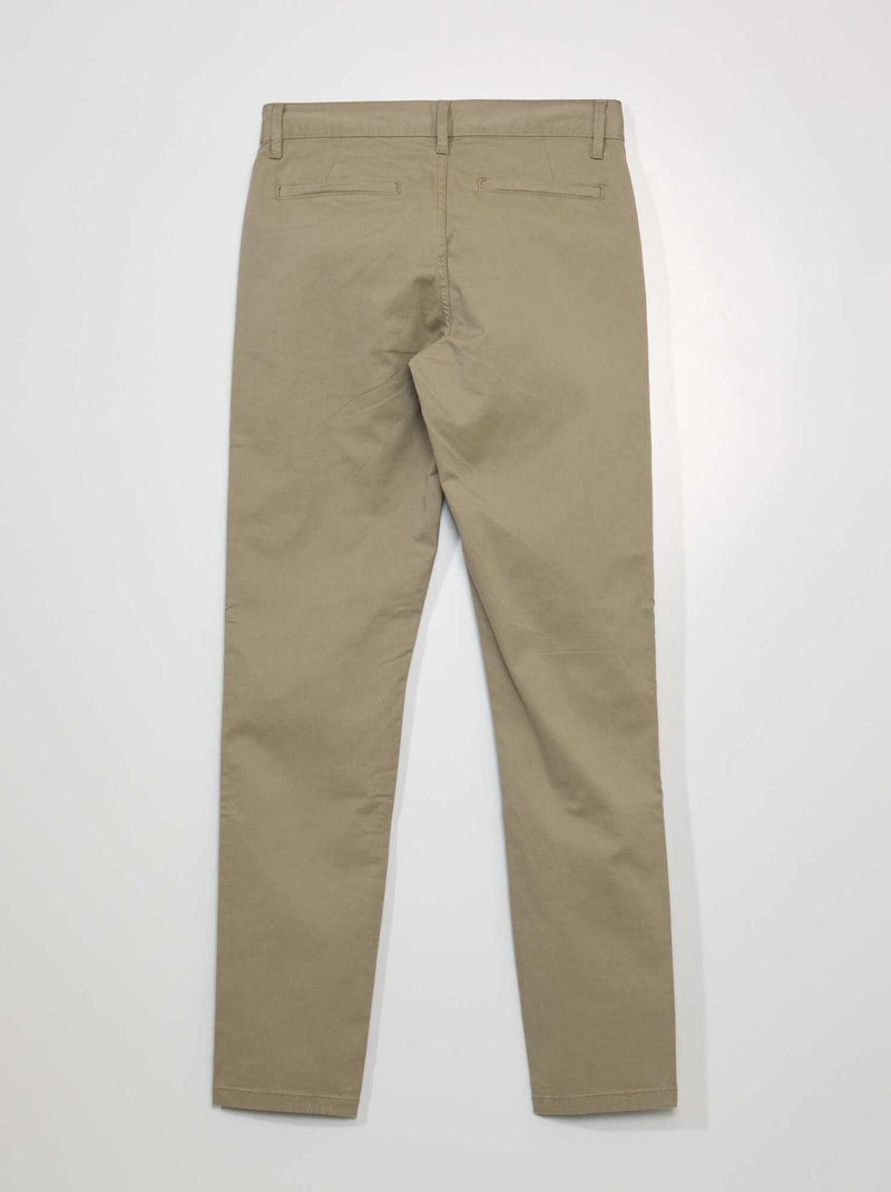 Slim Chinos - L34 BEIGE - Kiabi