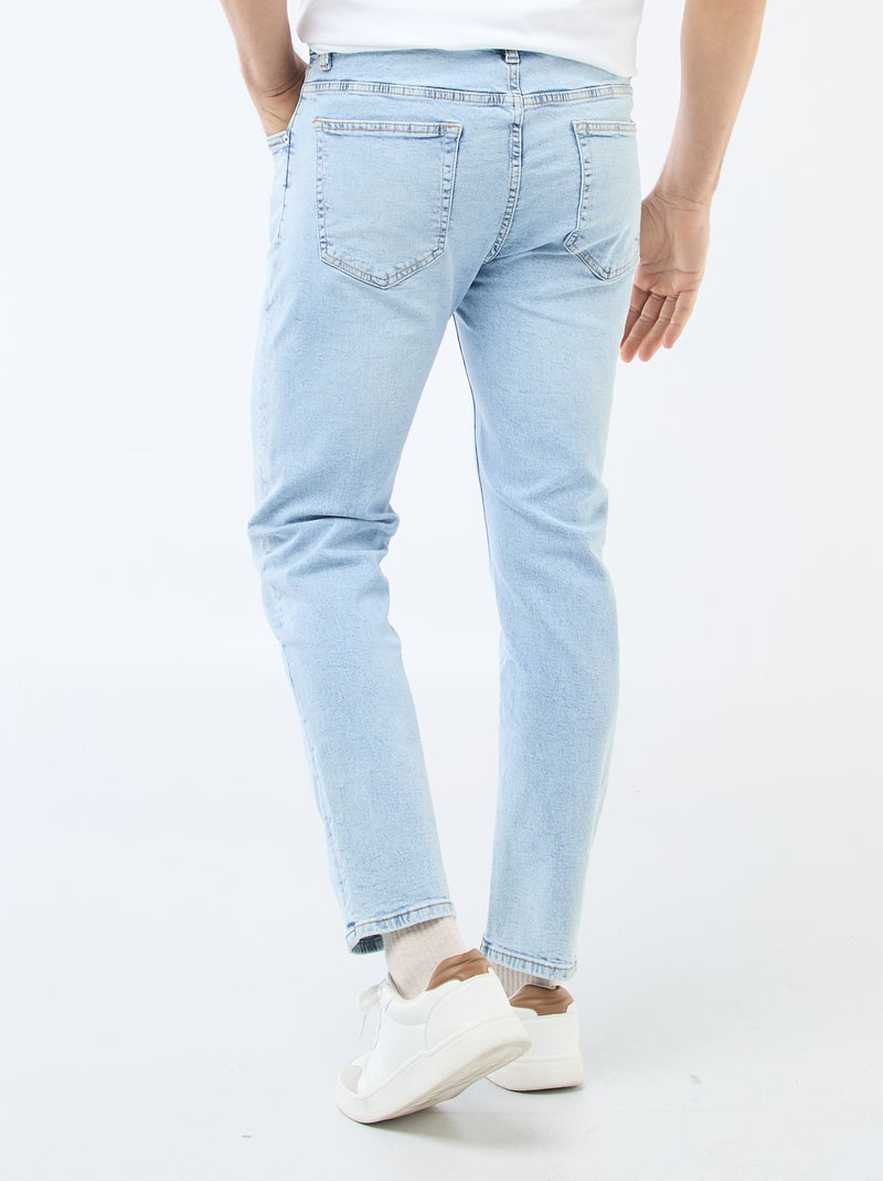 Slim-fit 5-pocket jeans - L34 Blue - Kiabi