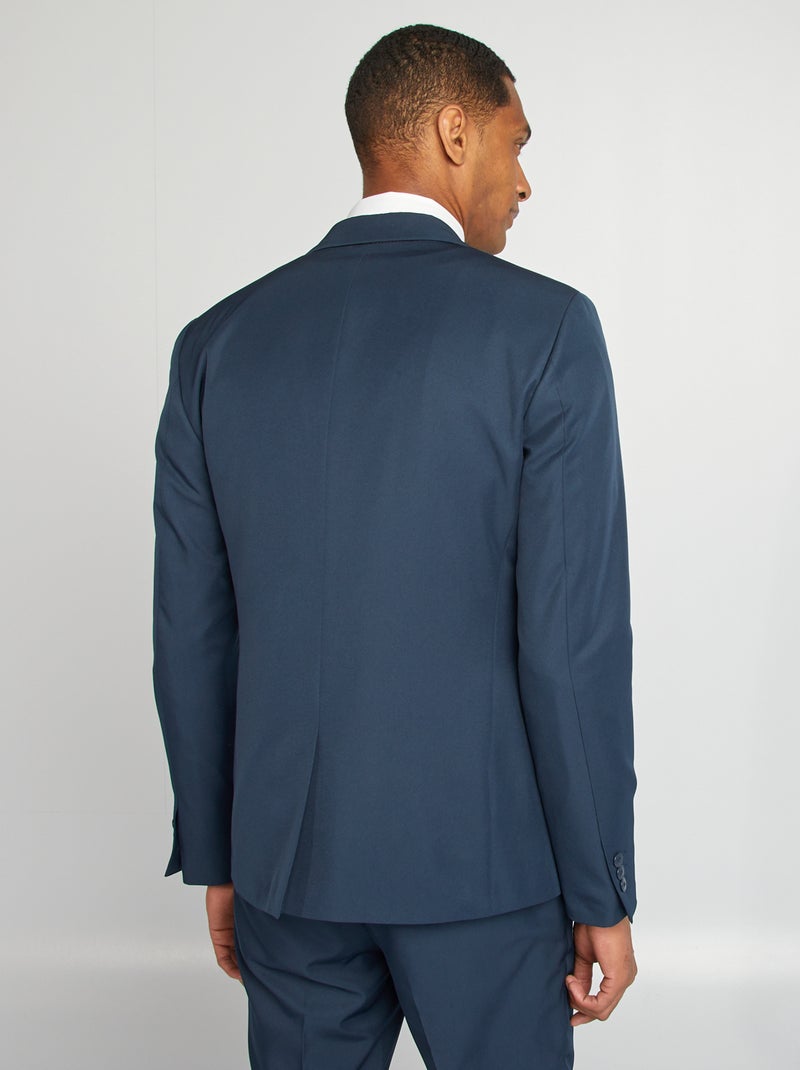 Slim Fit Anzugjacke Blau - Kiabi