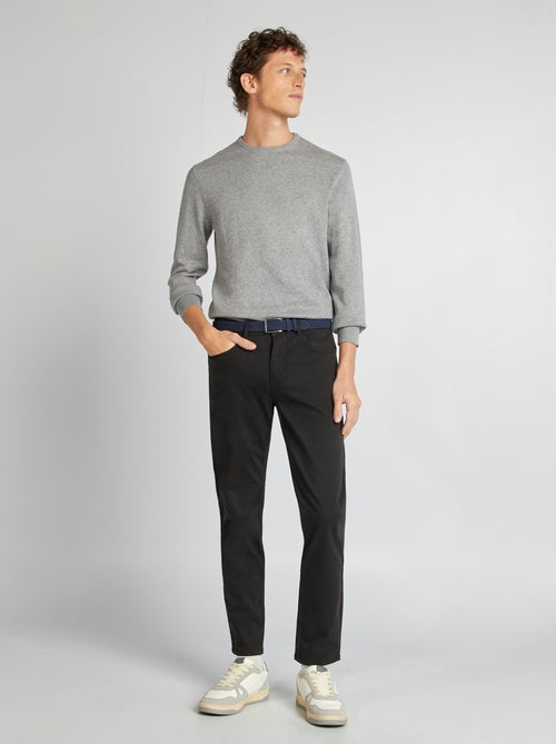 Slim-Fit Chino mit 5 Taschen - L32 - Kiabi