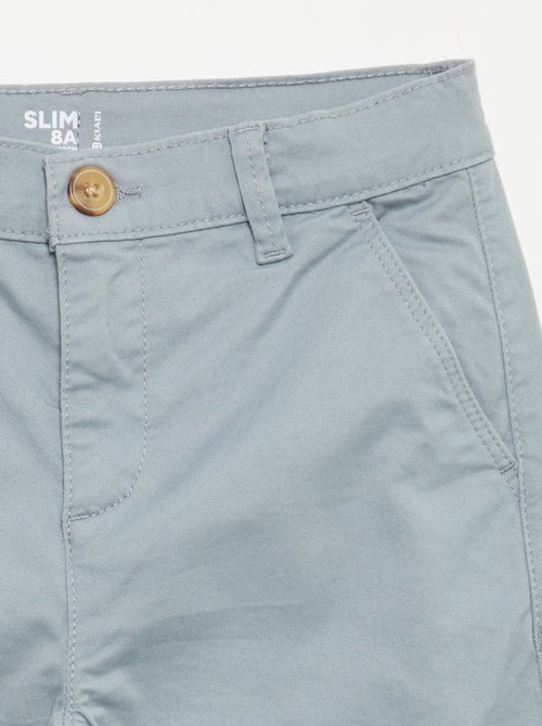 Slim Fit Chino Trousers - Kiabi