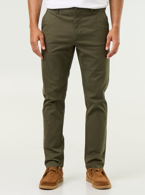 Slim-fit chinos - Kiabi