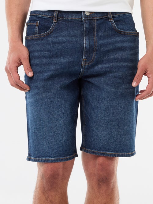 Slim Fit Denim Bermuda Shorts - Kiabi