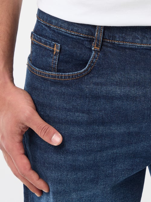 Slim Fit Denim Bermuda Shorts - Kiabi