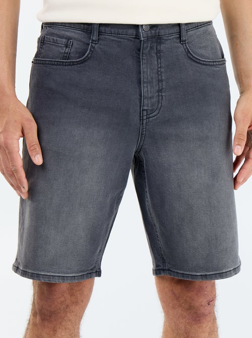 Slim Fit Denim Bermuda Shorts - Kiabi