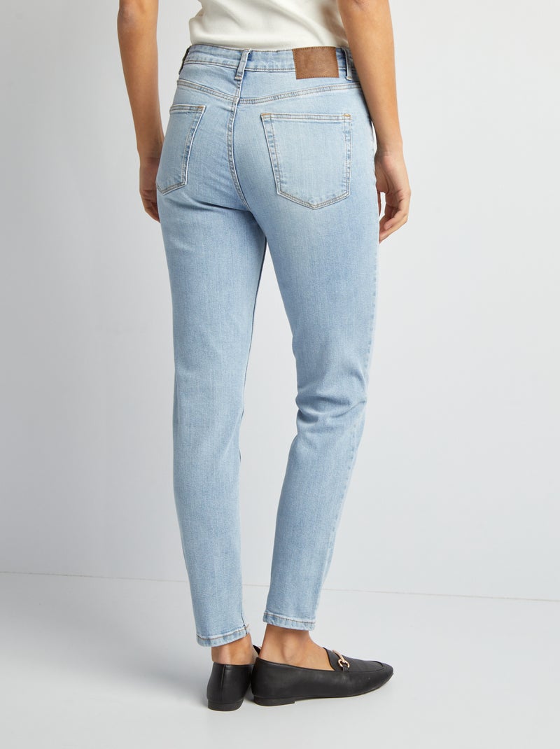 Slim-fit denim trousers - 30L Blue - Kiabi