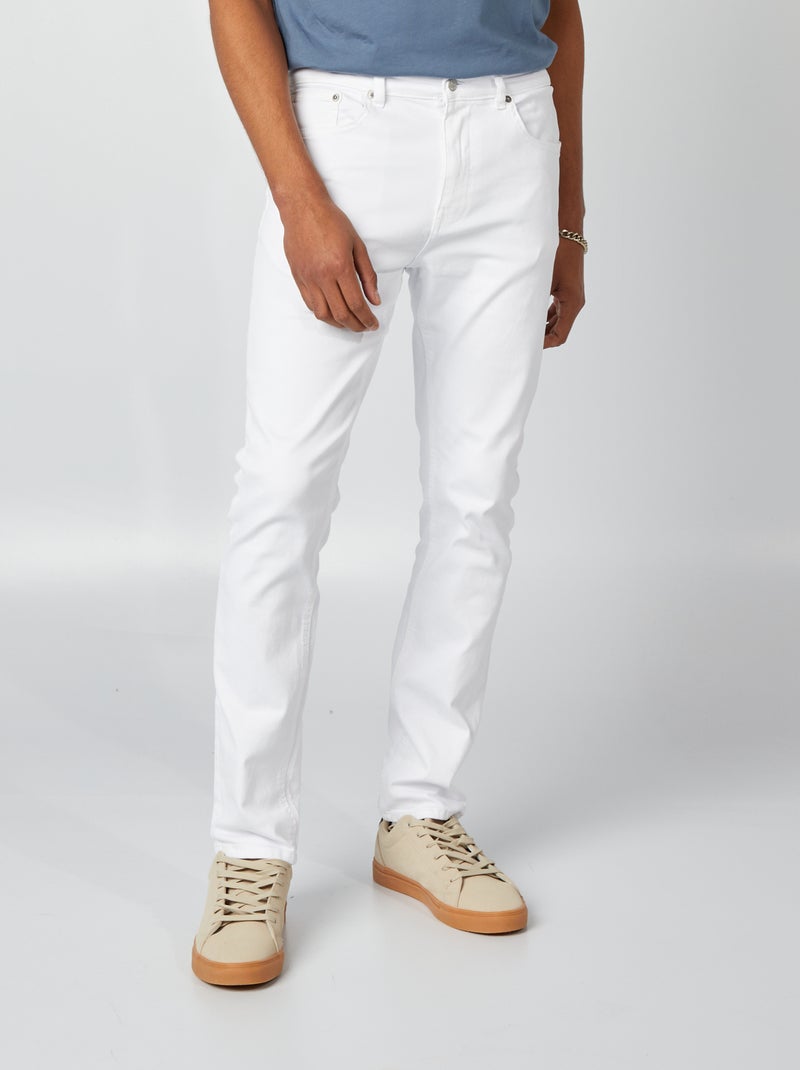 Slim-fit jeans - L32 white - Kiabi