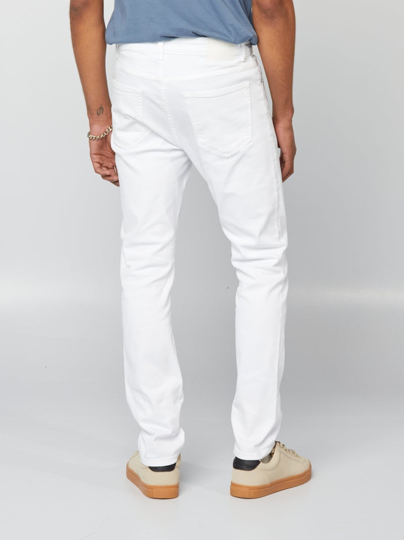 Slim-fit jeans - L32 white - Kiabi