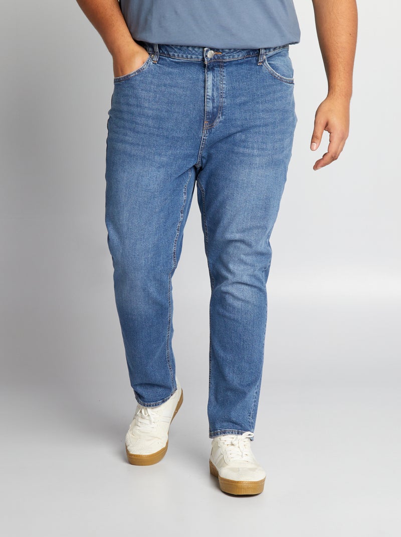 Slim-Fit Jeans mit 5 Taschen - L30 Blau - Kiabi