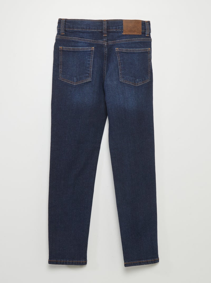 Slim-Fit Jeans mit verstellbarem Bund Blau - Kiabi