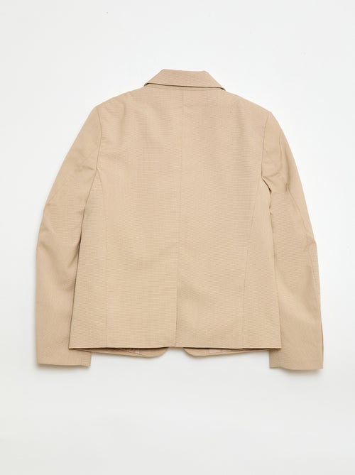 Slim Fit Solid Suit Jacket - Kiabi
