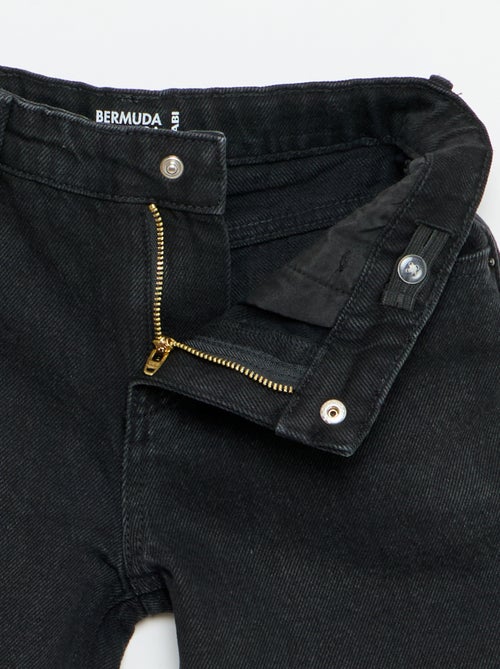 Slim Fit Stretch Cotton Denim Bermuda Shorts - Kiabi