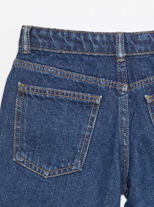 Slim Fit Stretch Cotton Denim Bermuda Shorts - Kiabi