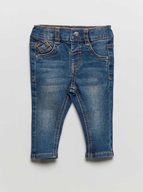 Slim-Fit Stretch-Jeans mit verstellbarem Bund - Kiabi