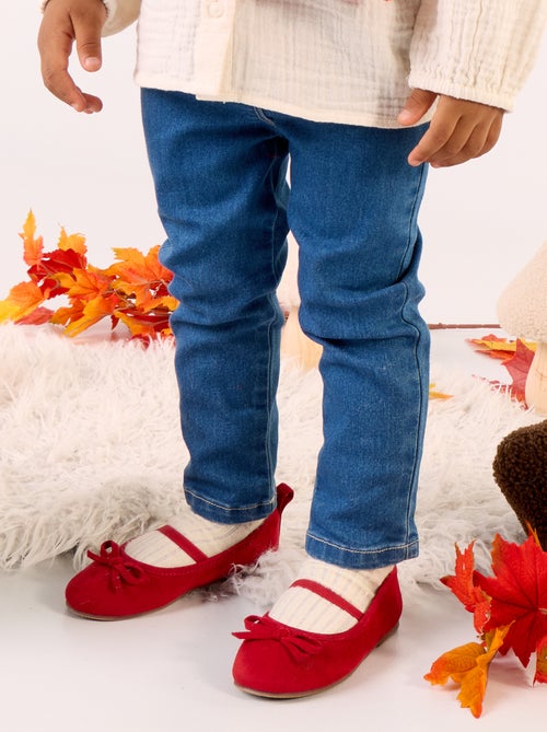 Slim-Fit Stretch-Jeans mit verstellbarer Taille - Kiabi Slim-Fit Stretch-Jeans mit verstellbarer Taille - Kiabi