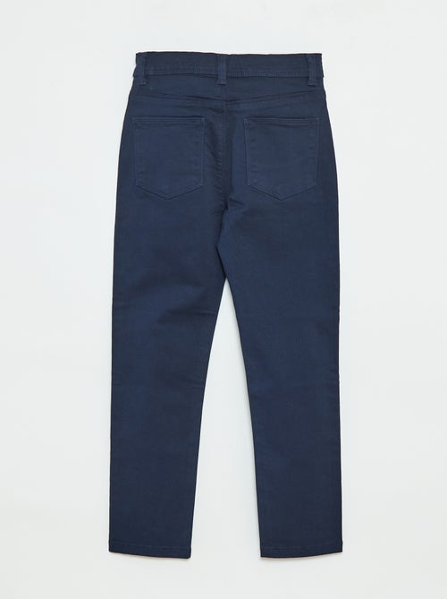 Slim-fit trousers - fitted cut with 4 pockets - Kiabi