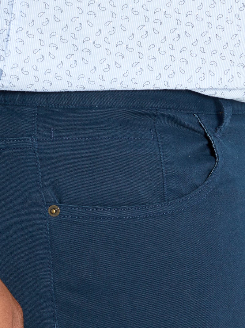 Slim-Hose - L32 Marineblau - Kiabi