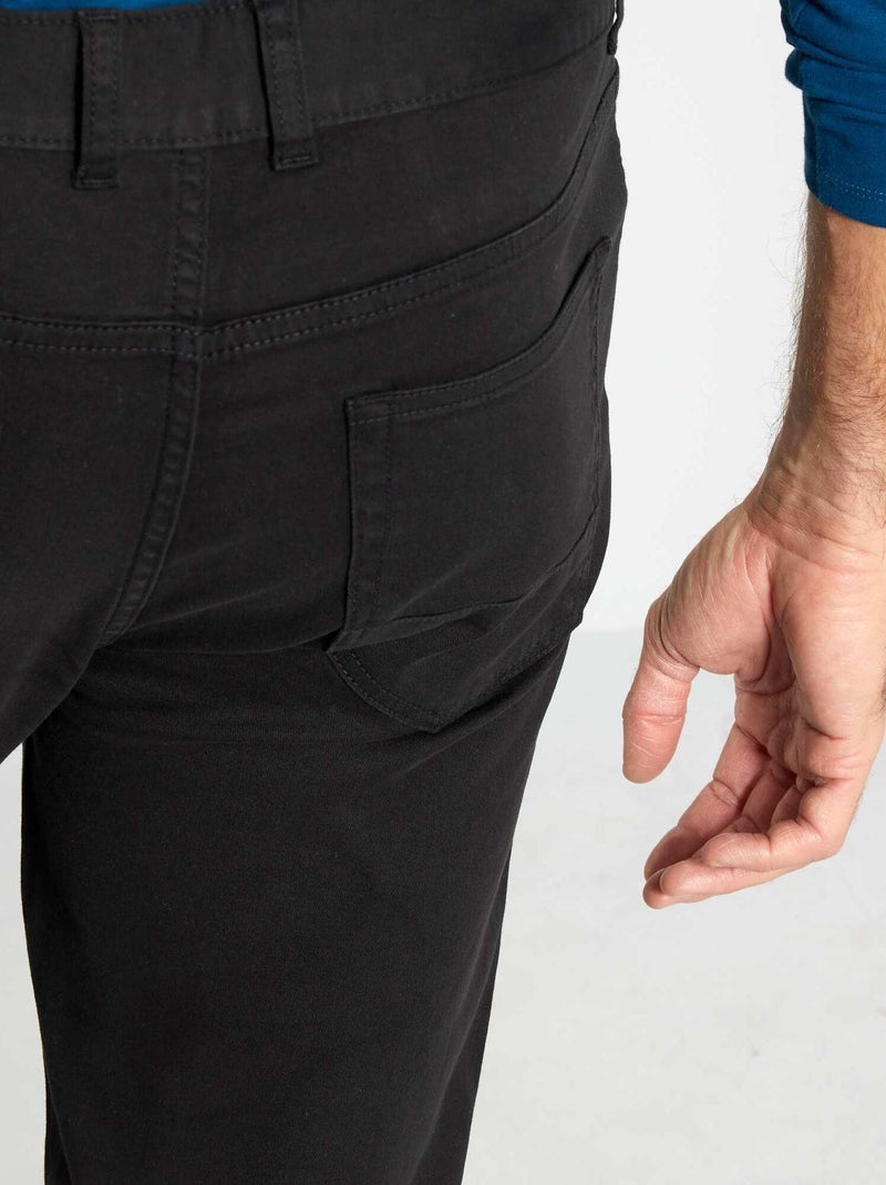 Slim-Hose L36 +1m90 Schwarz - Kiabi