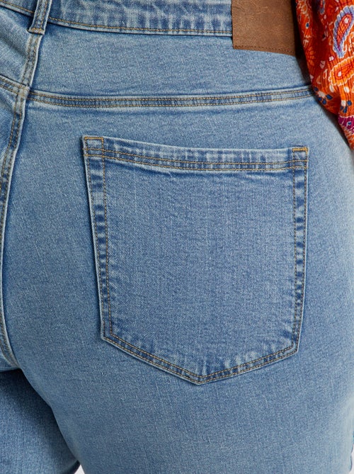 Slim-Jeans mit hoher Taille - L32 - Kiabi
