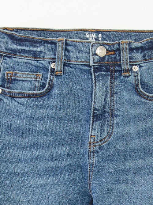 Slim-Jeans mit verstellbarer Taille - Kiabi