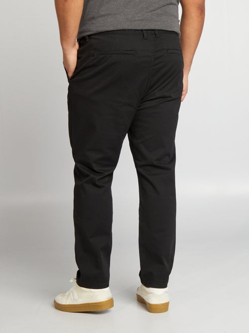 Slim stretch cotton chinos - L30 - Kiabi Slim stretch cotton chinos - L30 - Kiabi