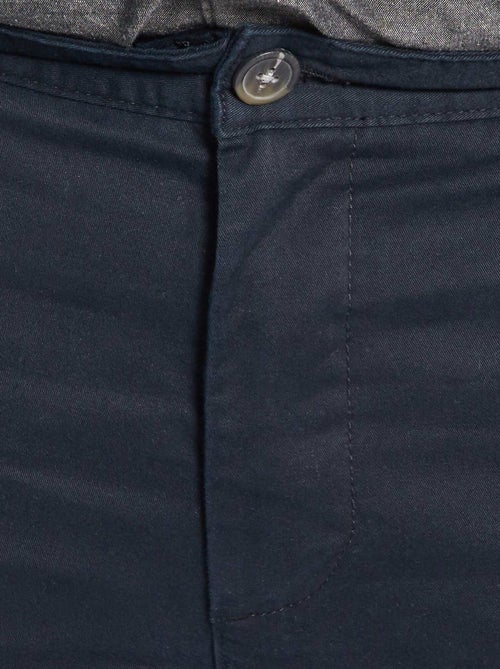 Slim stretch cotton chinos - L30 - Kiabi Slim stretch cotton chinos - L30 - Kiabi