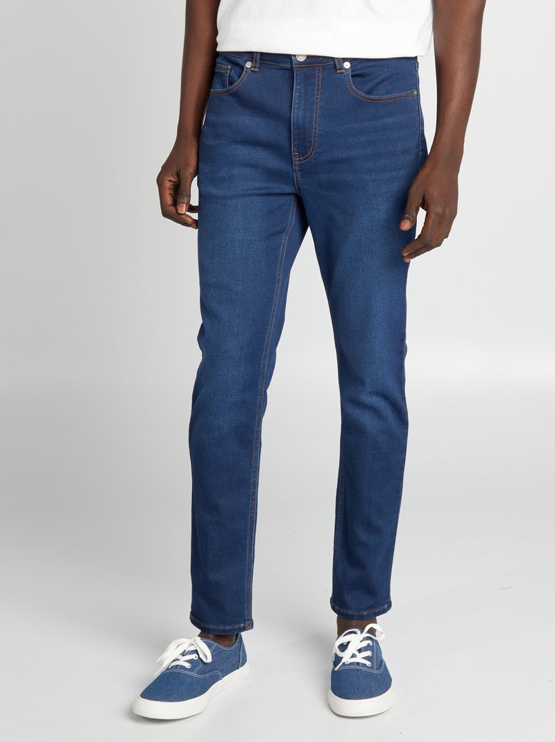 Slim-Stretch-Jeans - L30 Blau - Kiabi