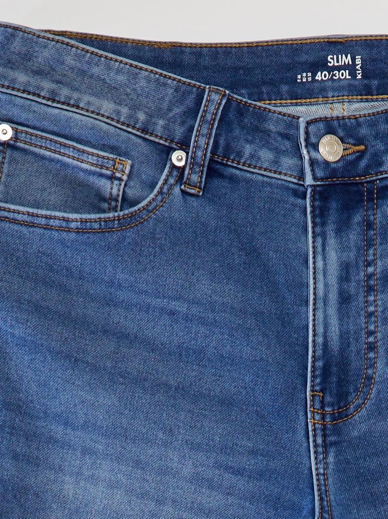 Slim-Stretch-Jeans - L30 Doppelstein - Kiabi