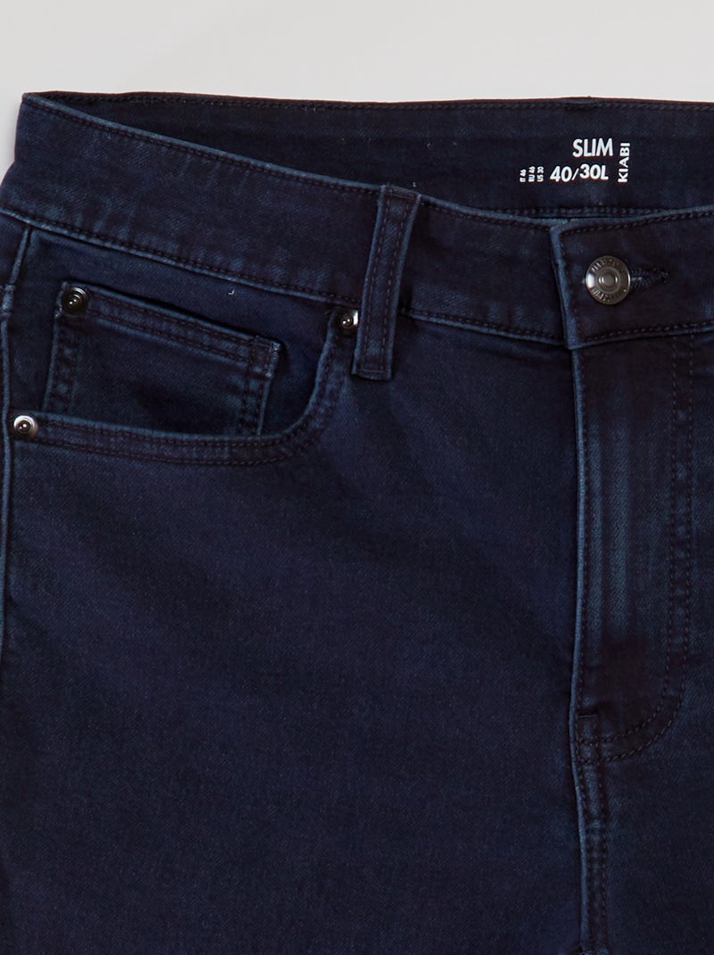 Slim-Stretch-Jeans - L30 Dunkelblau - Kiabi