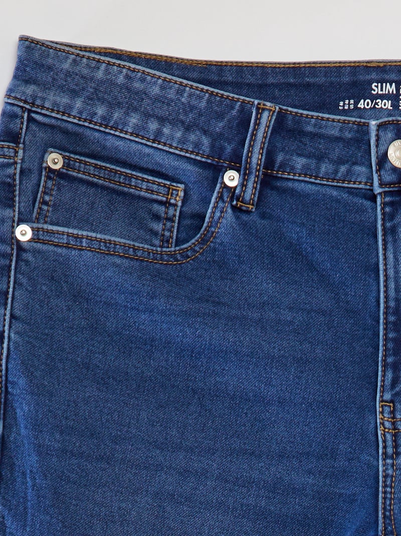 Slim-Stretch-Jeans - L30 Stein - Kiabi