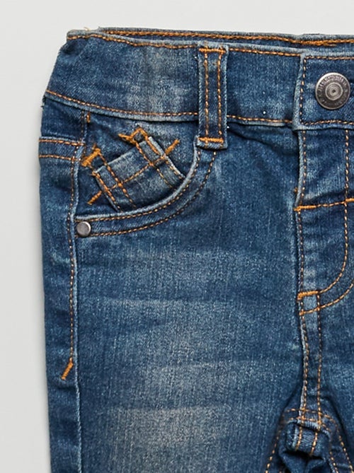 Slim stretch jeans with adjustable waist - Kiabi