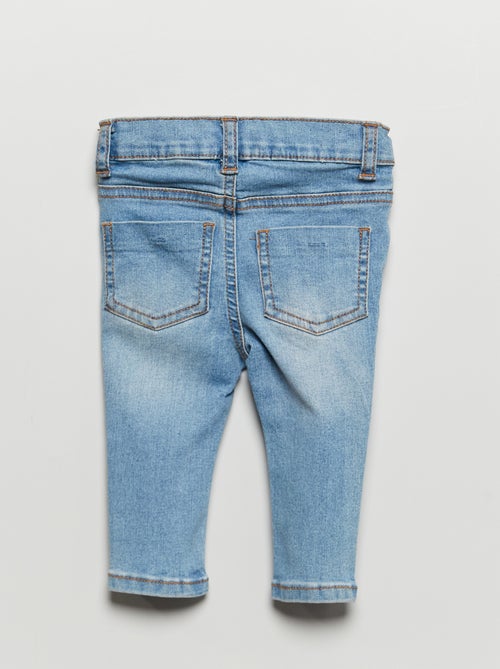 Slim stretch jeans with adjustable waist - Kiabi