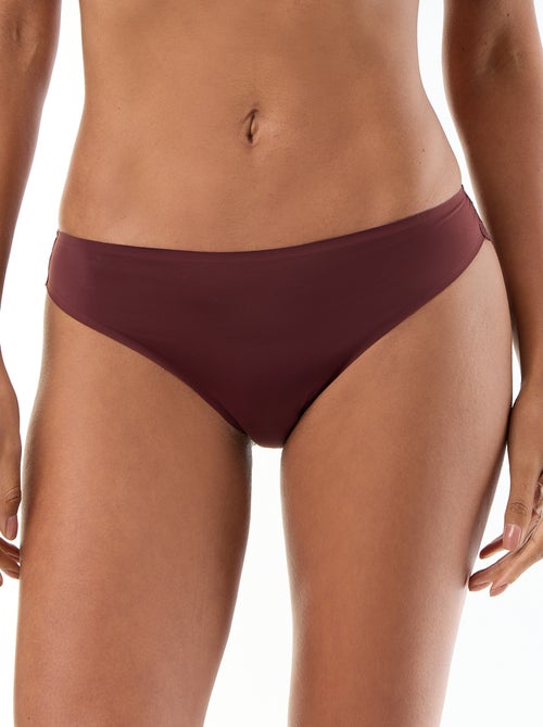 Slip aus Mikrofaser und Spitze - Kiabi