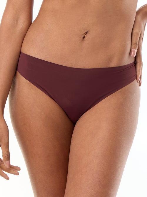 Slip aus Mikrofaser und Spitze - Kiabi