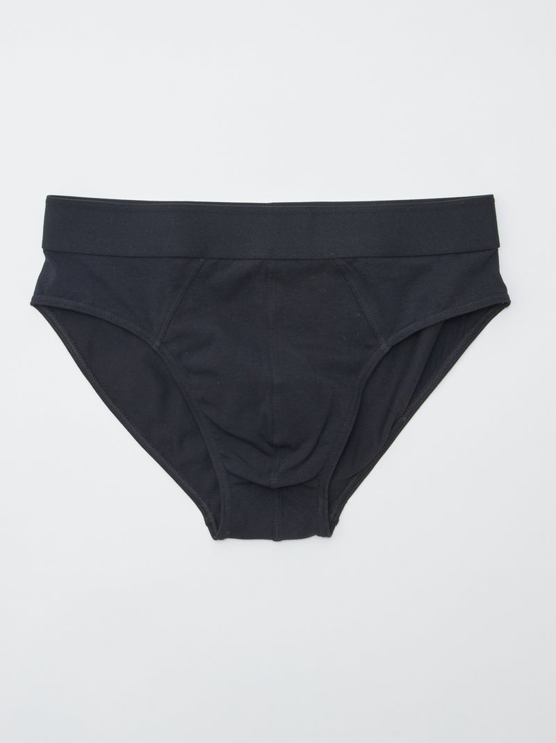 Slip in jersey - set di 7 nero - Kiabi