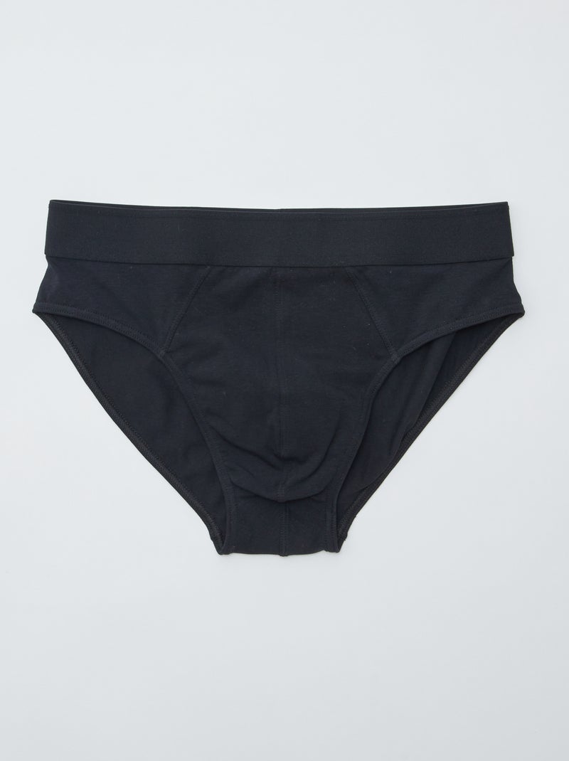 Slip in jersey - set di 7 nero - Kiabi