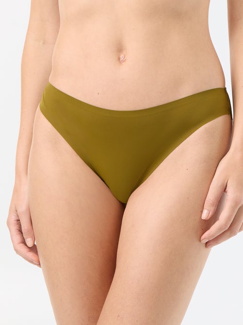 Slip in microfibra e pizzo - Kiabi
