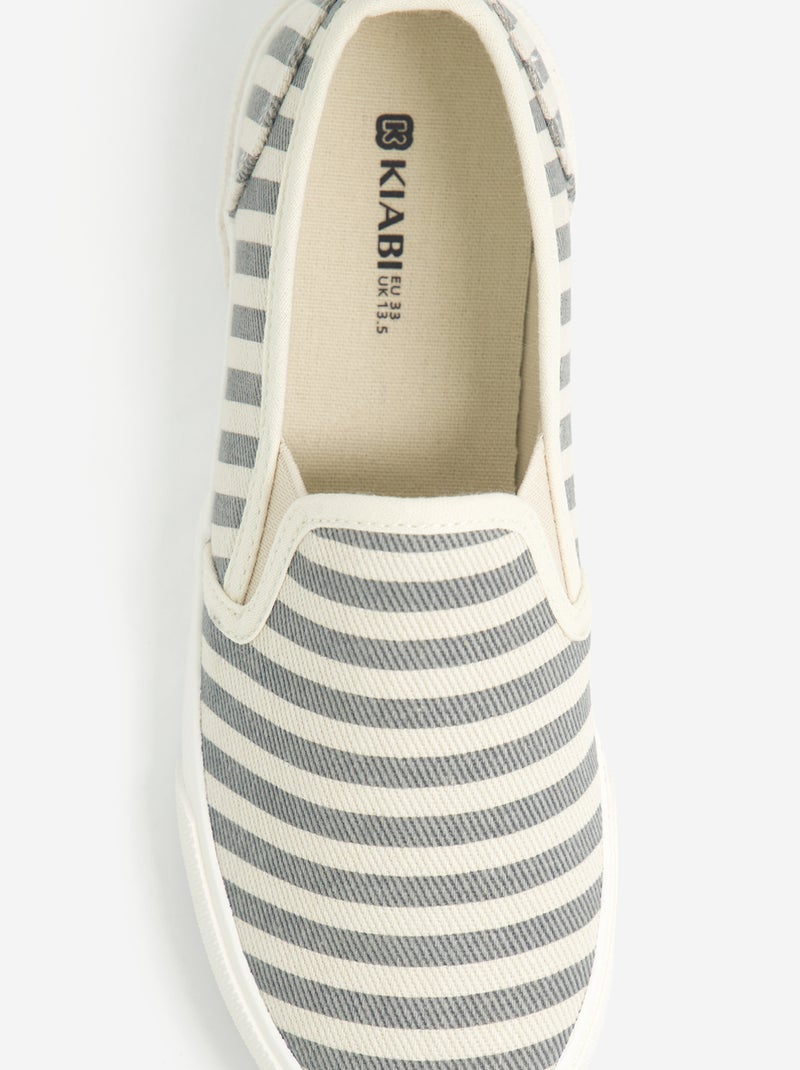Slip-on-Sneaker Bleu - Kiabi