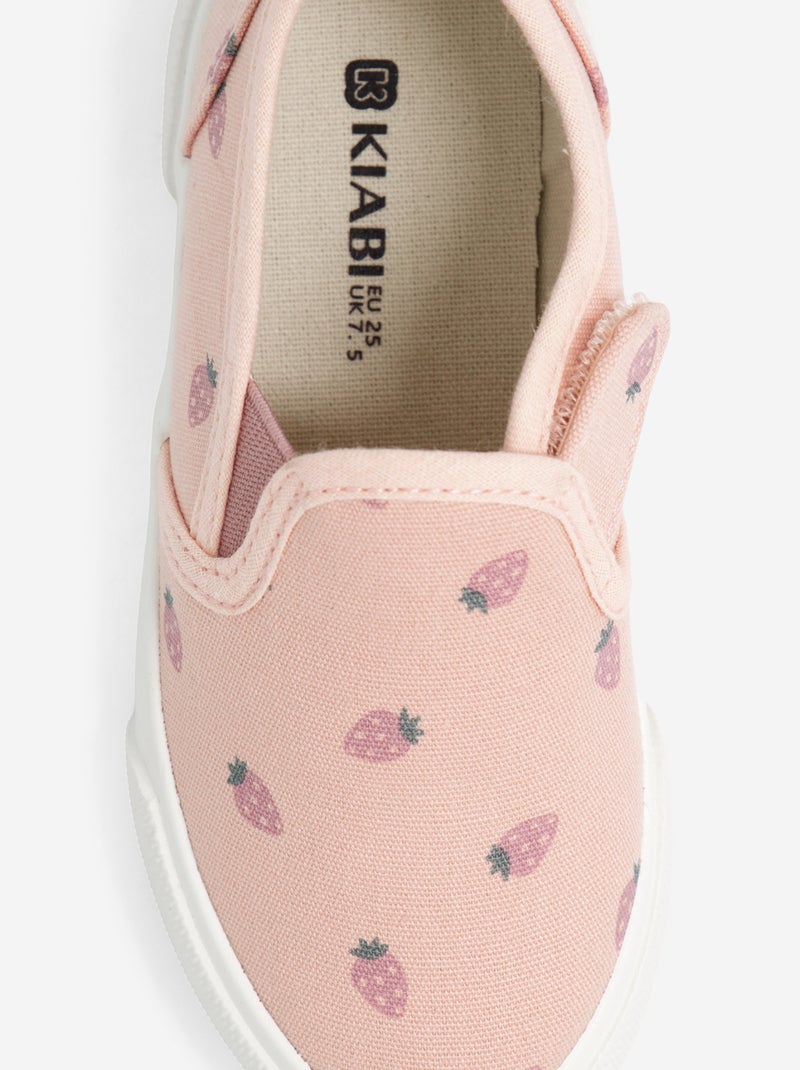 Slip-on Sneakers Rose - Kiabi