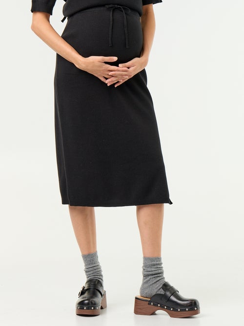 Slit Knit Maternity Skirt - Kiabi