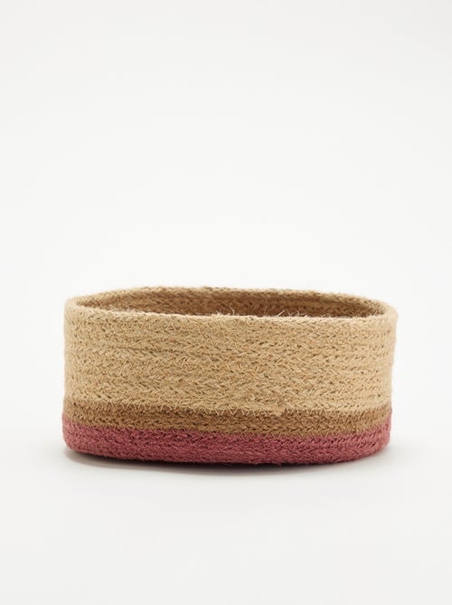 Small Jute Storage Basket - Kiabi