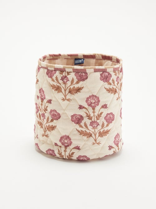 Small printed storage basket - Kiabi Home - Kiabi