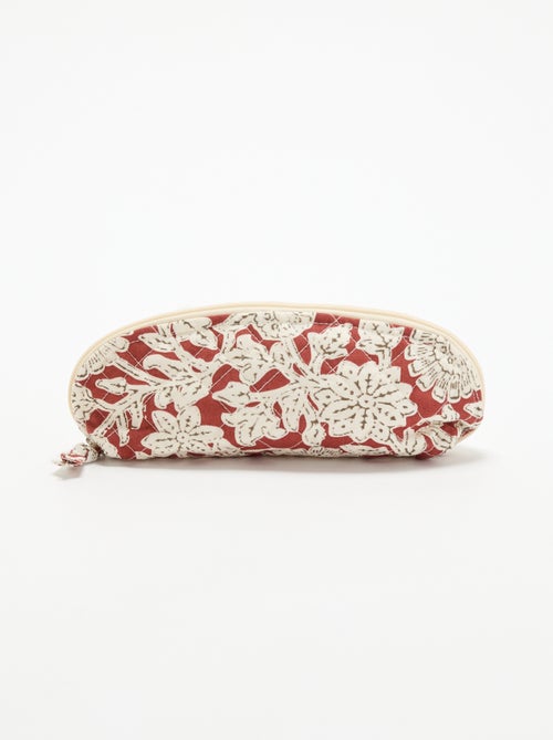 Small quilted fabric pouch - Kiabi