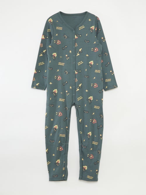 Snap-opening Sleepsuit - Easy-Dressing Collection - Kiabi