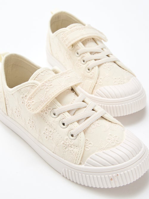 Sneakers aus Canvas mit Schachbrettmuster - Kiabi