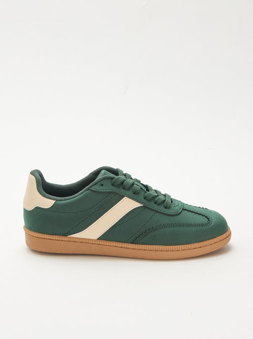 Sneakers basse con inserti a contrasto - Kiabi