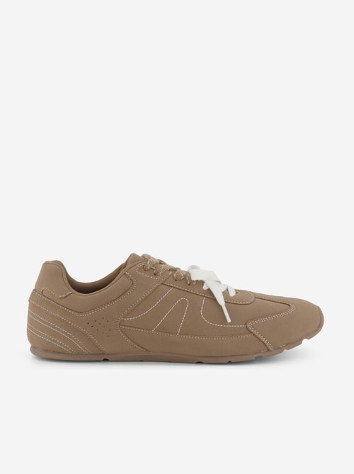 Sneakers basse con lacci bicolore - Kiabi