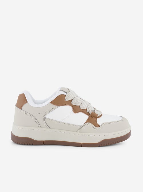 Sneakers basse in similpelle - Kiabi Sneakers basse in similpelle - Kiabi