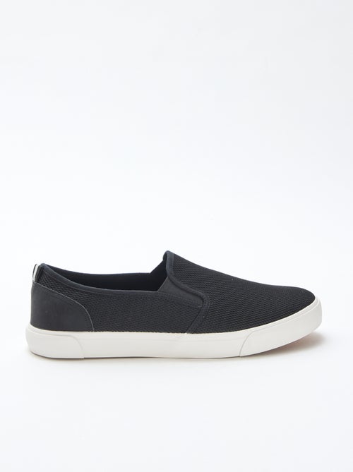 Sneakers basse slip-on in mesh - Kiabi