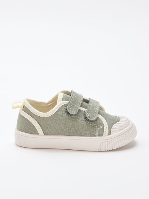 Sneakers in tela con velcro - Kiabi